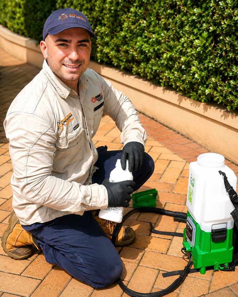 Daniel from Goliath Pest Solutions providing professional pest control in Sydney
